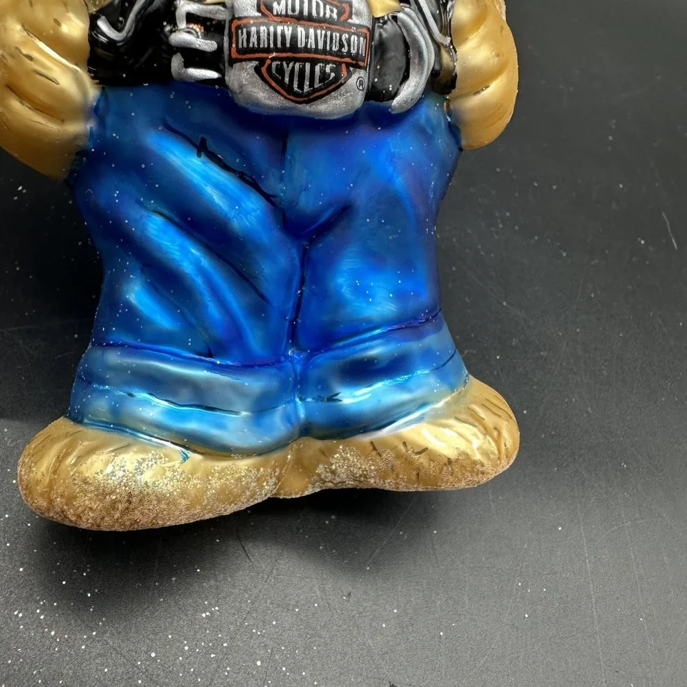 2001 CHRISTOPHER RADKO HARLEY DAVIDSON‎ BEAR ORNAMENT 01-HAR-03 6